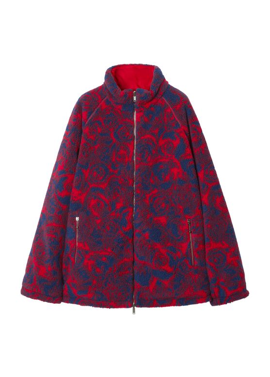Reversible Rose Fleece Jacket, , hi-res