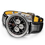 Navitimer B01 Chronograph 46 Stainless Steel Leather Strap Watch, , hi-res