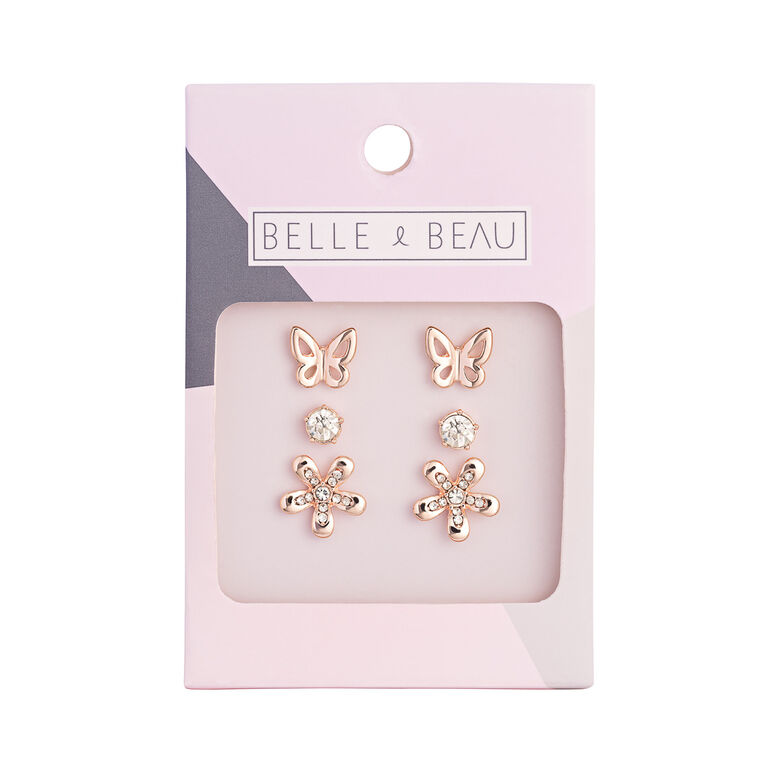 Rose Blossom Earring Set, , hi-res