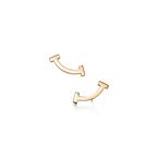 Tiffany T Smile Earrings in Yellow Gold