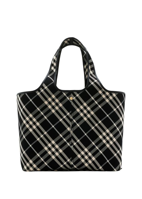 Medium Check Tote, , hi-res