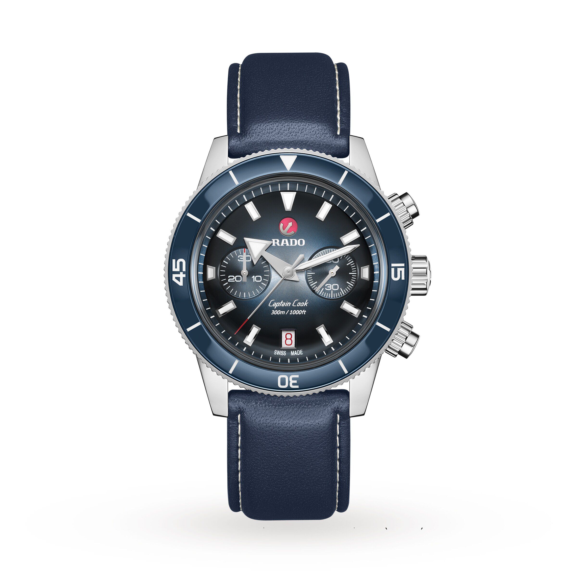 Rado Captain Cook Chronograph 43mm Fine Watches Heathrow Reserve Collect