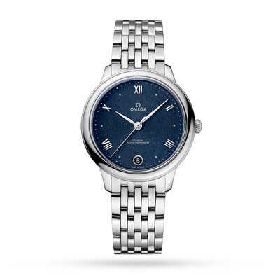 De Ville Prestige Co-Axial Master Chronometer 34mm Ladies Watch Blue