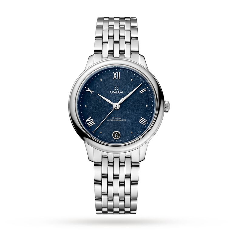 De Ville Prestige Co-Axial Master Chronometer 34mm Ladies Watch Blue, , hi-res