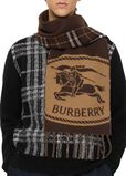 Reversible Knight Stamp Scarf, , hi-res