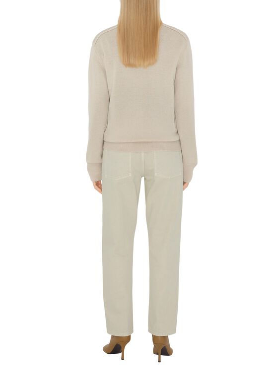 Check Label Wool Sweater, , hi-res