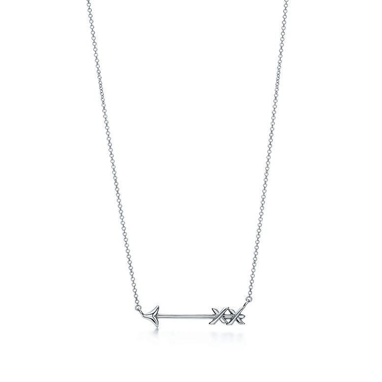 Paloma's Graffiti arrow pendant in sterling silver, small., , hi-res