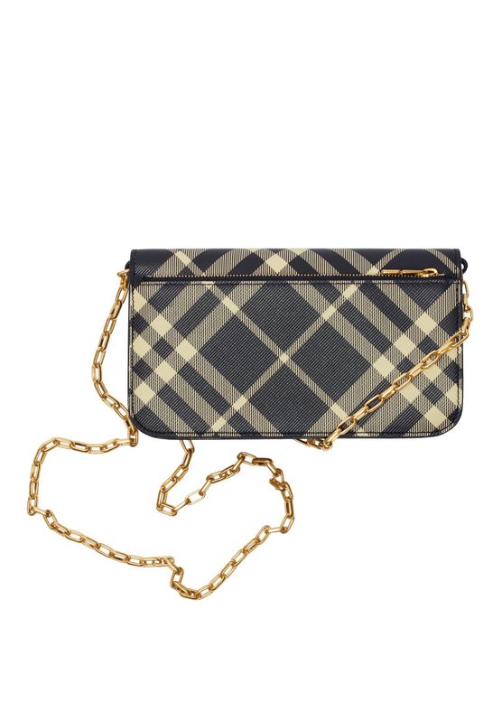Check Chain Strap Wallet, , hi-res