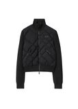 Check-stitch Nylon and Wool Jacket, , hi-res