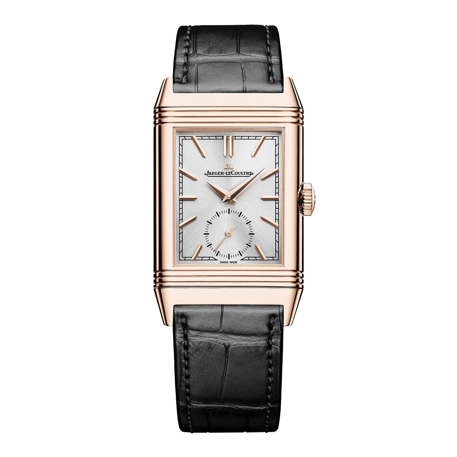Reverso Tribute Small Seconds 45.6 X 27.4mm Pink Gold 750 1000 18 Carats Manual Winding