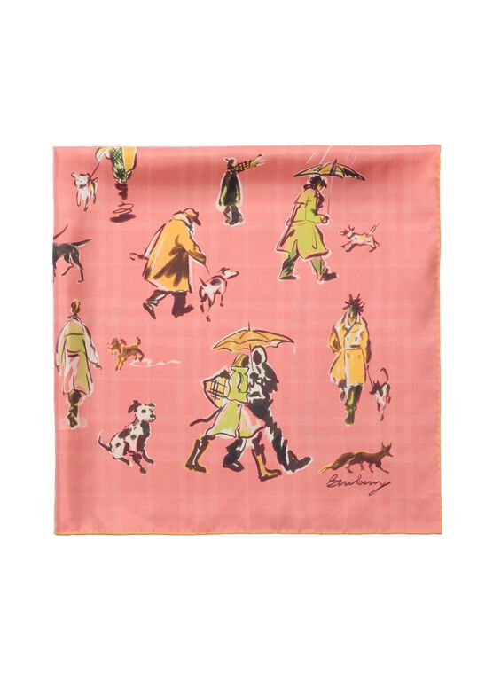 Paws on Parade Silk Scarf, , hi-res