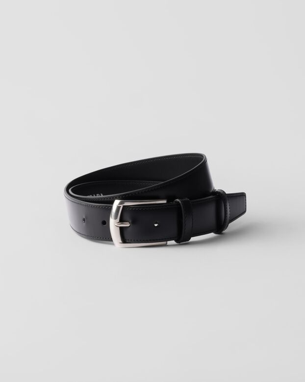 Leather belt, , hi-res