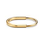 Tiffany Lock Bangle in Yellow Gold - Size Extra Large