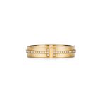 Tiffany T Narrow Diamond Ring in Yellow Gold - Size 5 1/2