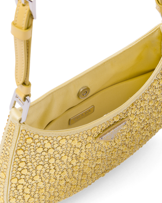 Prada Cleo satin bag with crystals, , hi-res
