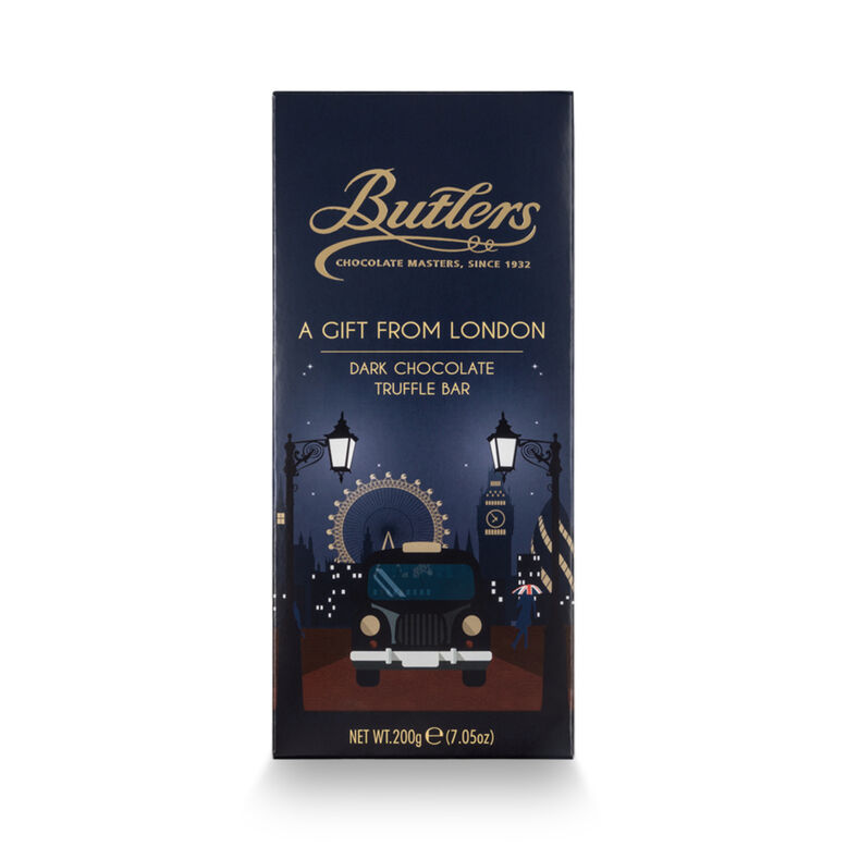 London Dark Chocolate Truffle Bar, , hi-res