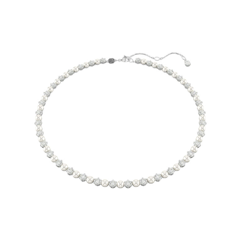 Matrix Pearl Pendant Necklace - White, , hi-res
