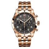 Classic AVI Chronograph 42 P-51 Mustang 18K Red Gold Watch, , hi-res