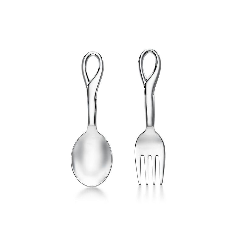 Elsa Peretti&reg; Padova fork and spoon baby set in sterling silver., , hi-res
