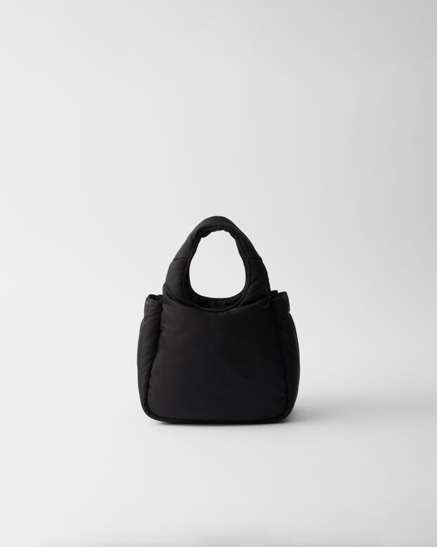 Padded Re-Nylon mini-bag with bow, , hi-res
