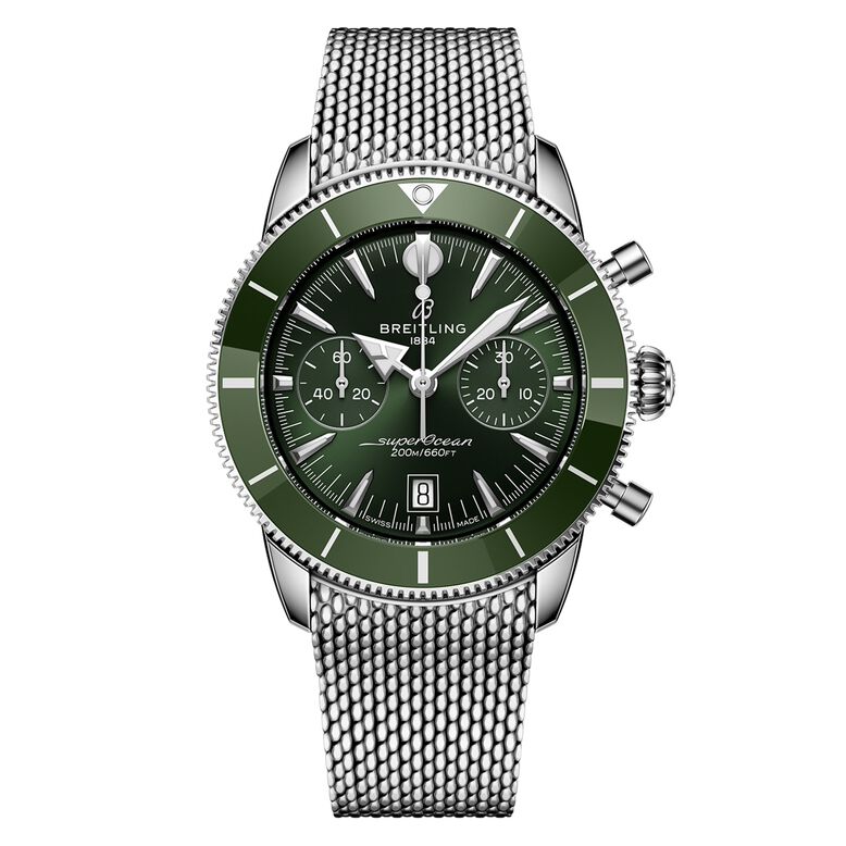 Superocean Heritage B01 Chronograph 42mm Mens Watch Green, , hi-res