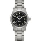 Khaki Field Quartz 38mm Unisex Watch Black