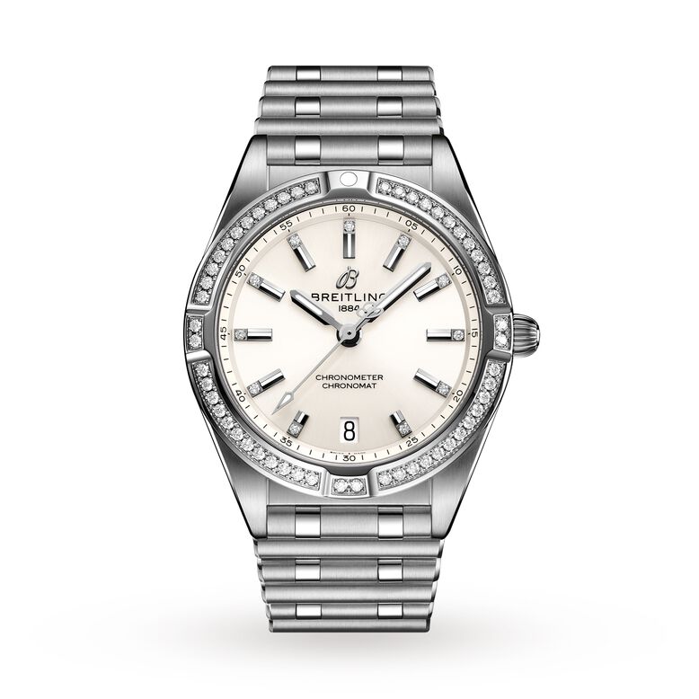 Chronomat 32 Stainless Steel &#40;gem-set&#41; Watch, , hi-res