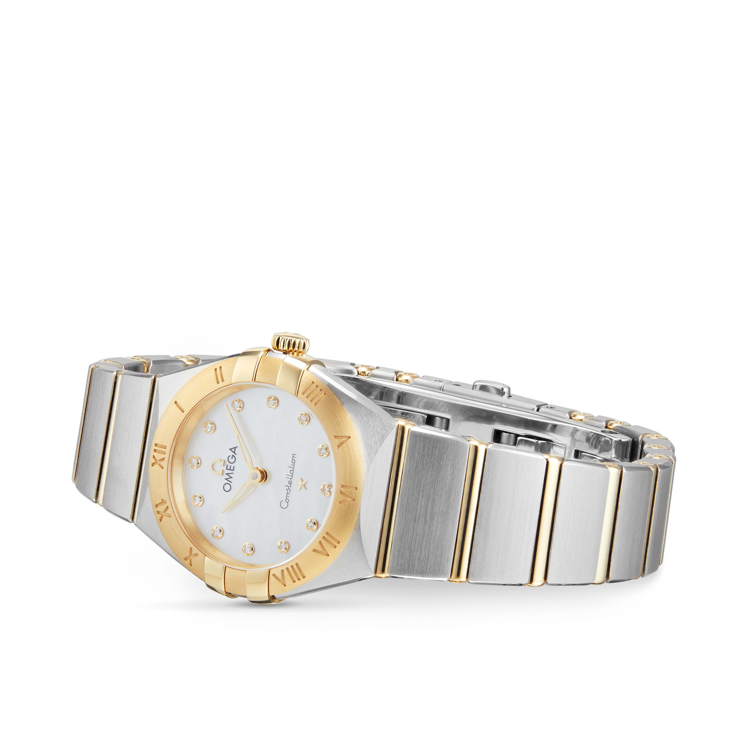 Omega constellation cheap two tone ladies