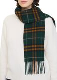 Narrow Check Cashmere Scarf, , hi-res