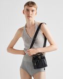Small Re-Nylon and brushed leather backpack, , hi-res