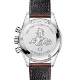 Speedmaster Anniversary Series 40mm Mens Watch Blue -Brown Leather Strap, , hi-res