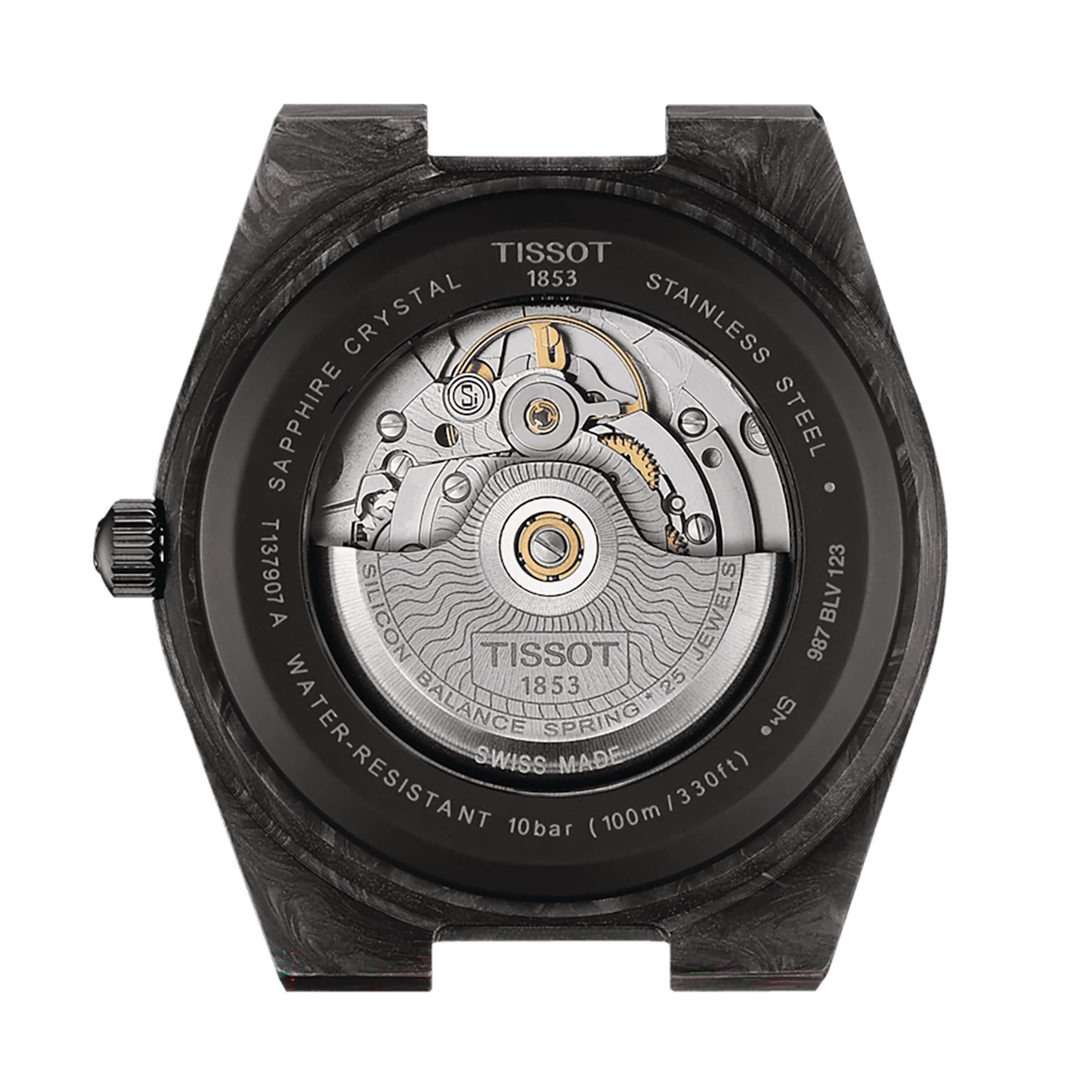 Tissot PRX Powermatic 80 40mm Carbon Fine Watches | Heathrow