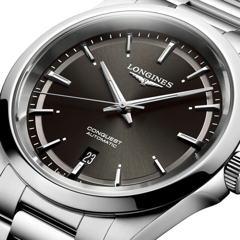 Conquest 41mm Mens Watch Black, , hi-res