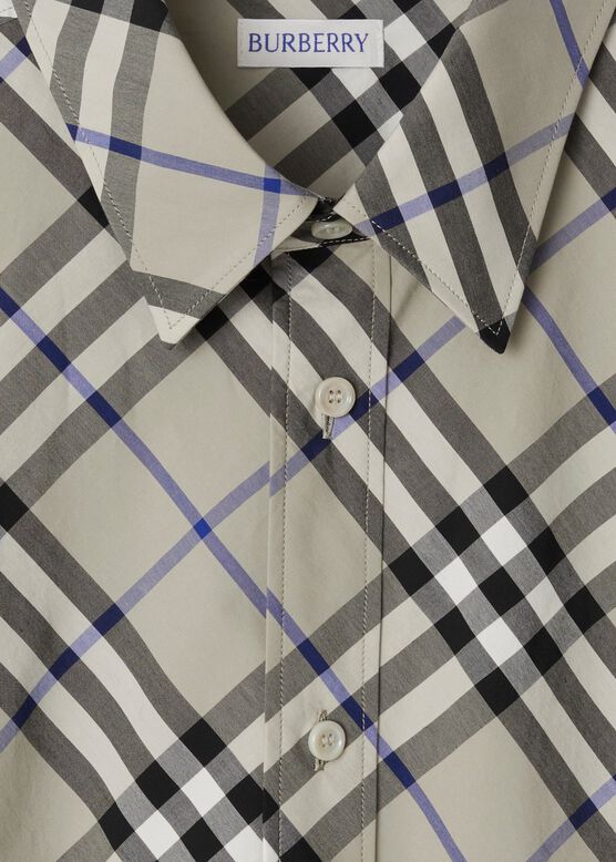 Regular Fit Check Cotton Shirt, , hi-res