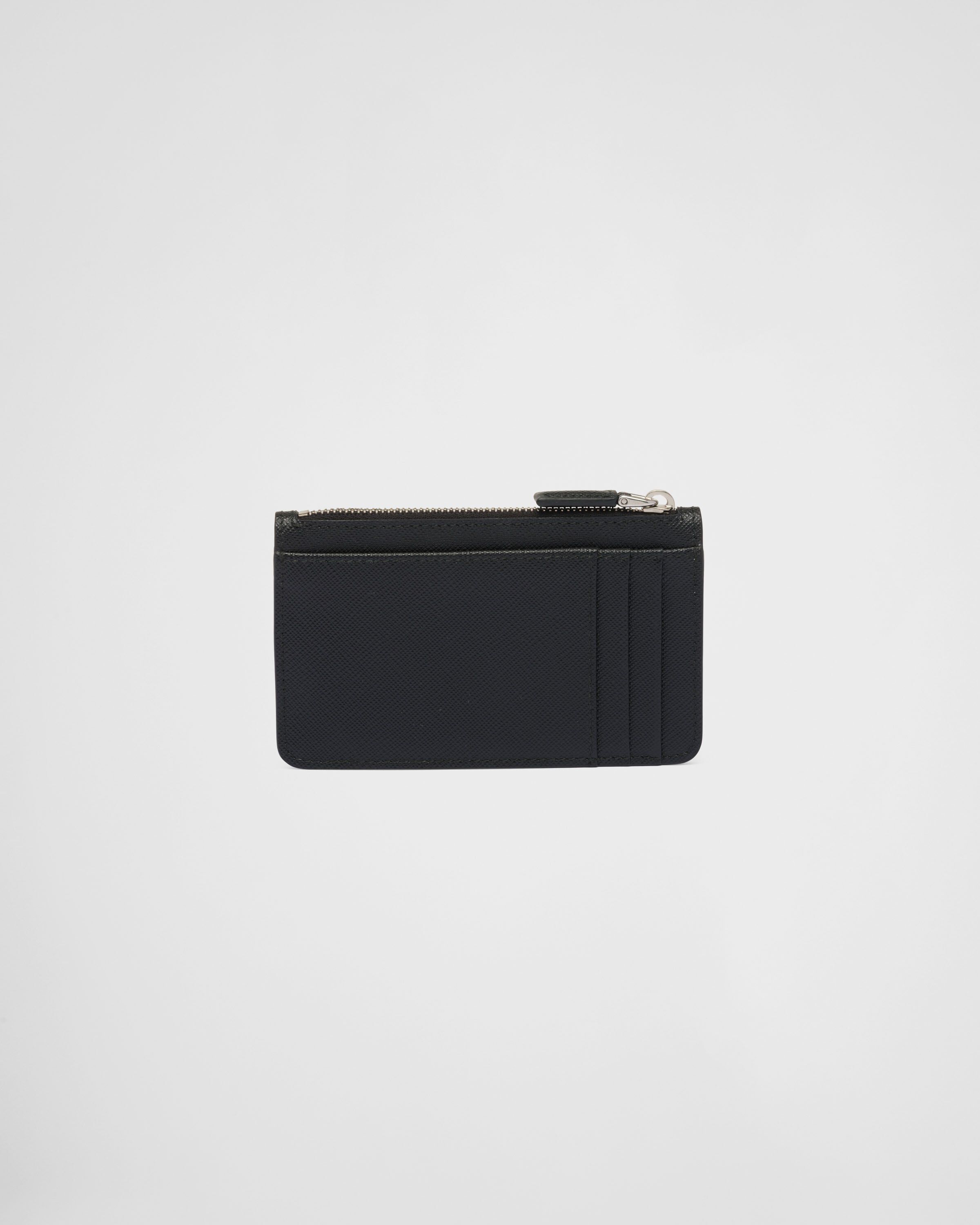 Saffiano leather card holder