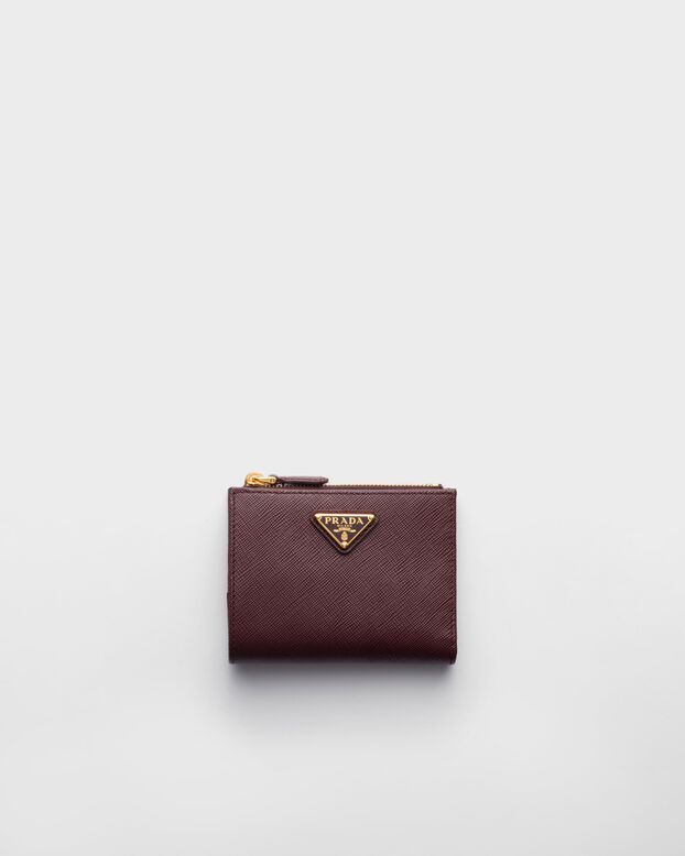 Small Saffiano leather wallet, , hi-res