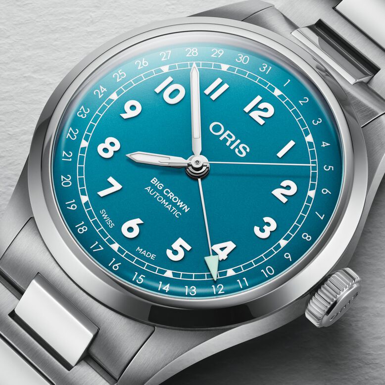 Big Crown Pointer Date 40mm Mens Watch Blue, , hi-res