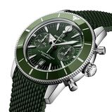 Superocean Heritage B01 Chronograph 42mm Mens Watch Green Rubber, , hi-res