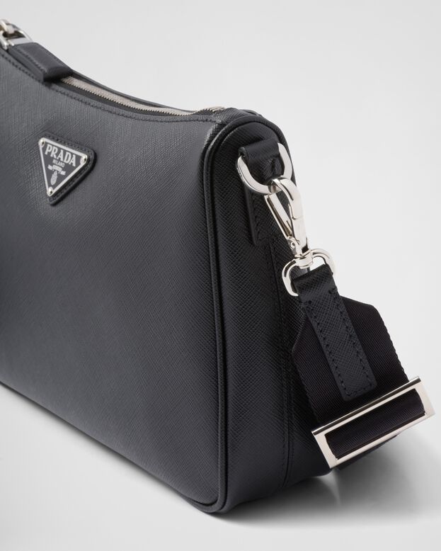 Saffiano-leather shoulder bag, , hi-res