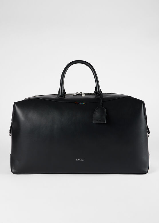 Signature Tab Leather Duffle Holdall, , hi-res