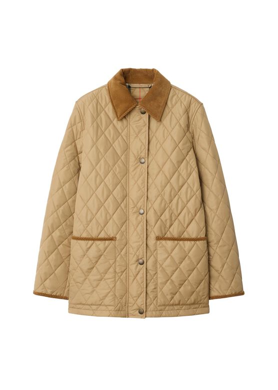 Quilted Nylon Barn Jacket, , hi-res