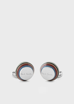 Paul Smith Taper Logo Cufflinks Multicolour