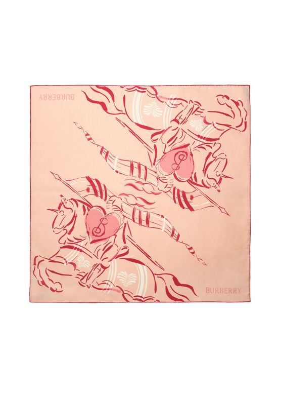 Heart Knight Silk Scarf, , hi-res