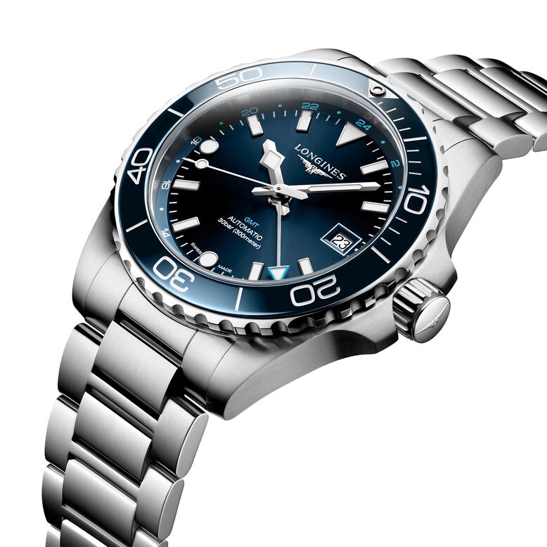 Hydroconquest 41mm Mens Watch Blue Stainless Steel, , hi-res