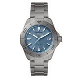 Aquaracer Professional 200 Solargraph Titanium 40mm Mens Watch Blue, , hi-res