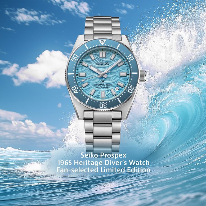Prospex 60th Anniversary Limited Edition Fan Selected 1965 Heritage Divers 40mm Mens Watch, , hi-res