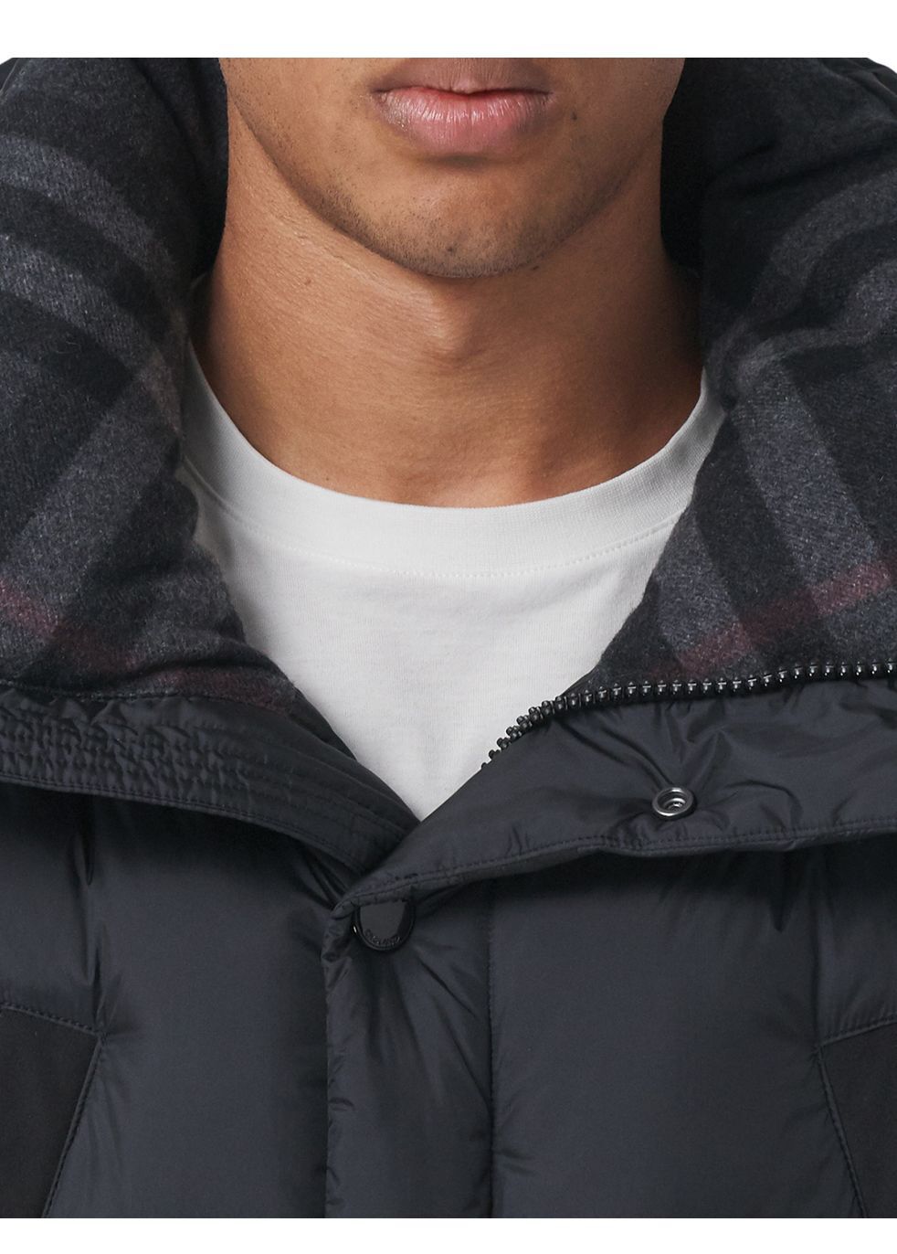 burberry logo applique moletom com capuz
