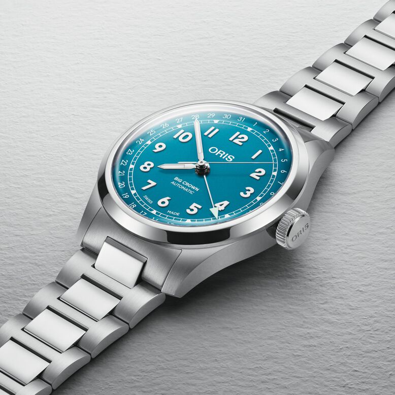 Big Crown Pointer Date 40mm Mens Watch Blue, , hi-res
