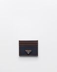 Prada Speedrock Re-Nylon and leather card holder