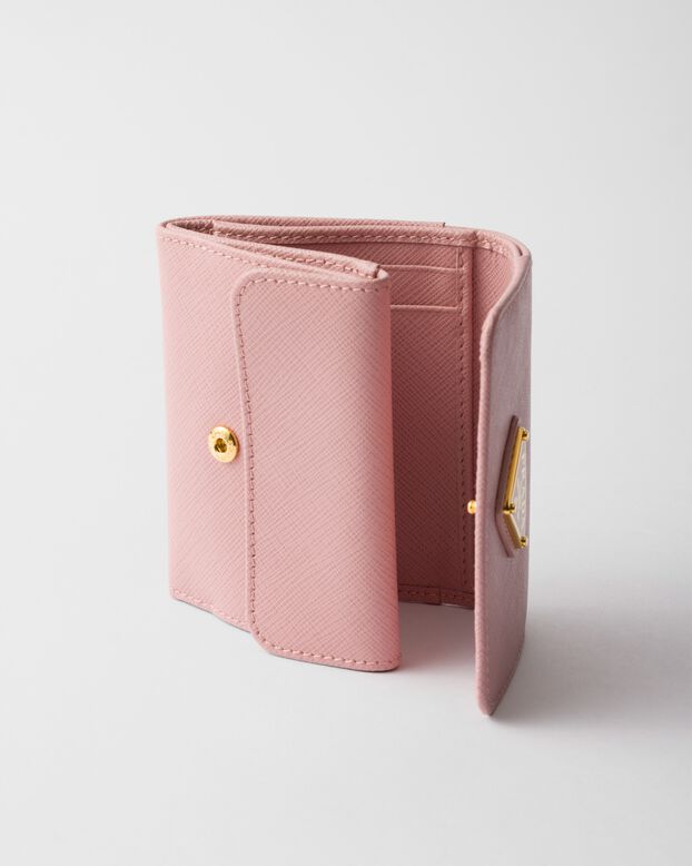 Small Saffiano leather wallet, , hi-res
